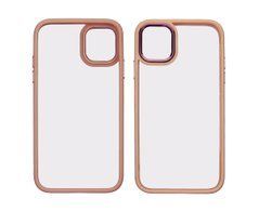 Чехол Aluminum Camera Frame для Apple iPhone 13 Pro розовый 26589 фото