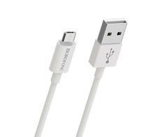 Кабель Borofone BX22 Type-A - Micro 1м 2.4A білий 25864 фото