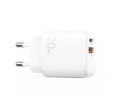 Сетевое зарядное устройство Joyroom ZQ-LG3028E3 USB+USB-C 20W White 25173 фото