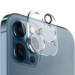 Ударопрочное защитное стекло камеры для Apple iPhone 12 Pro, 2.5D, прозрачное 20698 фото
