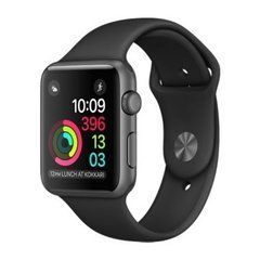 Ремешок для смарт-часов Apple Watch 38/40mm Sport Band Black, размер S/M 14770 фото