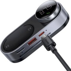 Автомобильный FM-трансмиттер Baseus Baseus Solar Car Wireless MP3 Player Black ( CDMP000001 ) 26795 фото