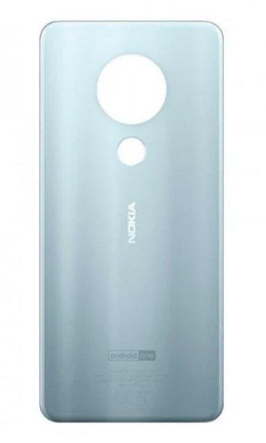 Задняя кришка для Nokia 7.2 TA-1196, TA-1178, TA-1193, серебристая, Ice, Оригинал Китай 24738 фото