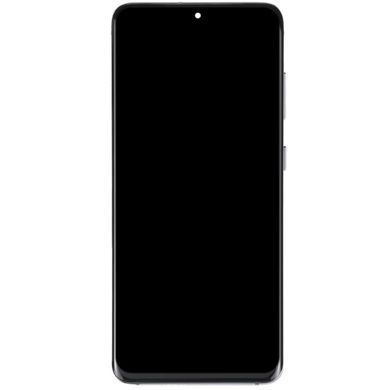 Дисплей для Samsung G980 Galaxy S20, G981 з рамкою сірий Cosmic Grey OLED Хайкопія 33457 фото