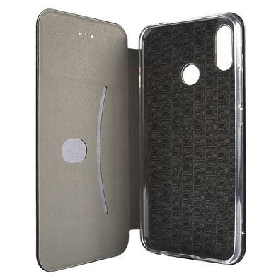 Чехол-книжка Premium Case под кожу Xiaomi Redmi Note 7 черный 16784 фото