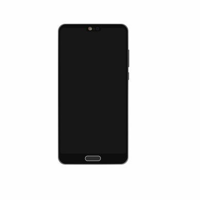 Дисплей для Huawei P20 (EML-L09, EML-L29) с рамкой черный, без шлейфа сканера отпечатка пальца 15465 фото