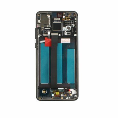 Дисплей для Huawei P20 (EML-L09, EML-L29) с рамкой черный, без шлейфа сканера отпечатка пальца 15465 фото