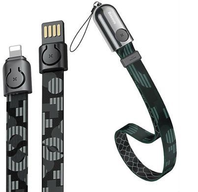 Кабель Baseus Gold Collar Lightning 2.4A (0.85 метра) (CALJL-BP1) черный 20574 фото