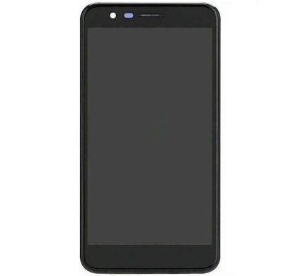 Дисплей для LG K11 Plus з рамкою чорний 22586 фото