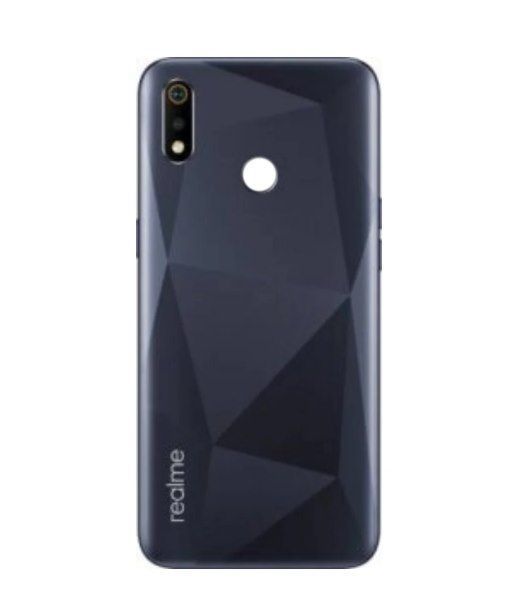 Задняя крышка для Realme 3i черная, Diamond Black, Оригинал Китай 19184 фото