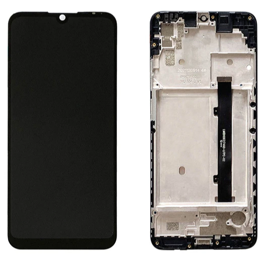 Дисплей для ZTE Blade A51 с рамкой чорный 06800 фото