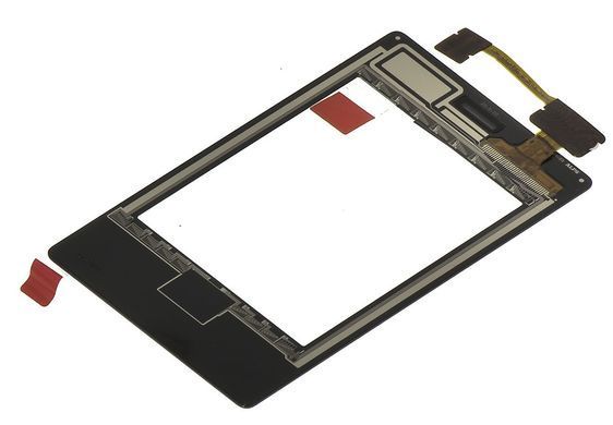 Сенсор (тачскрин) Nokia Asha 503 Dual Sim черный 01580 фото