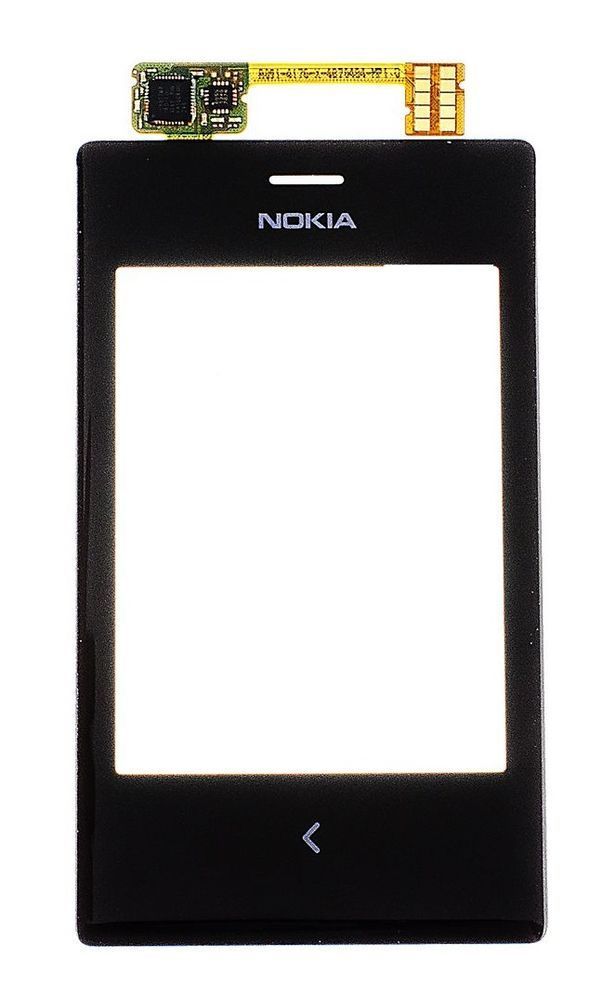 Сенсор (тачскрин) Nokia Asha 503 Dual Sim черный 01580 фото