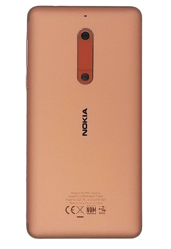 Задняя кришка для Nokia 5 Dual Sim TA-1053 медная, Copper 14594 фото