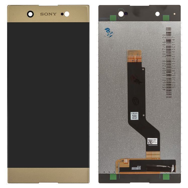 Дисплей Sony G3212 Xperia XA1 Ultra Dual G3221, G3223, G3226 золотистый Оригинал Китай 10261 фото