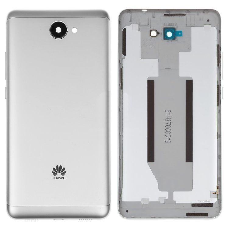 Задняя крышка Huawei Y7 2017 (TRT-L21), Nova Lite Plus серебристая 11235 фото