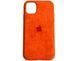 Чехол Alcantara под замшу для iPhone 11 Orange 16436 фото 1