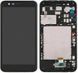 Дисплей для LG K11 Plus з рамкою чорний 22586 фото 1