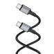 Кабель Borofone BX83 Type-C to Type-C PD 60W 1m чорний 33307 фото 3