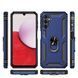 Чехол противоударный для Samsung Galaxy A24 4G Robot Ring синий 28100 фото 2
