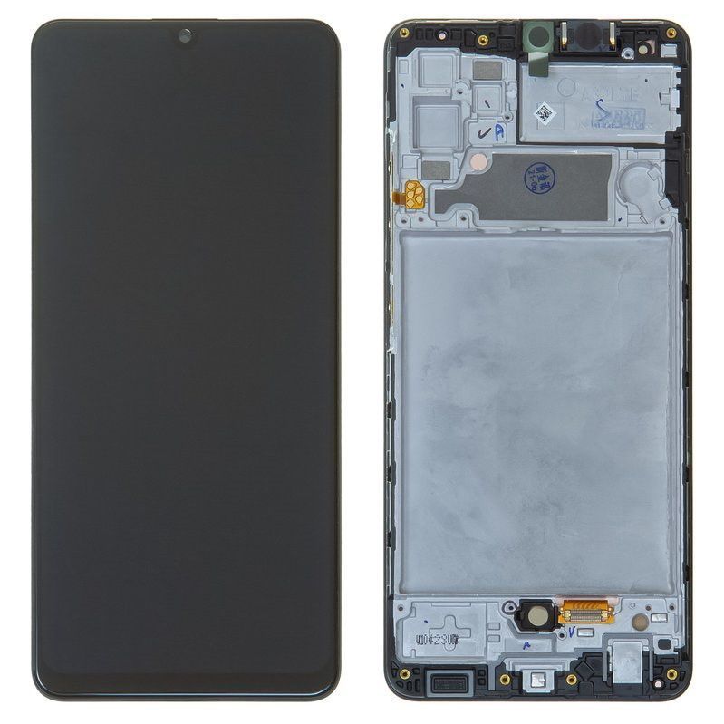 Дисплей для Samsung A325 Galaxy A32 2020 4G с рамкой черный OLED Хайкопия, с широкими рамками сенсора 25463 фото