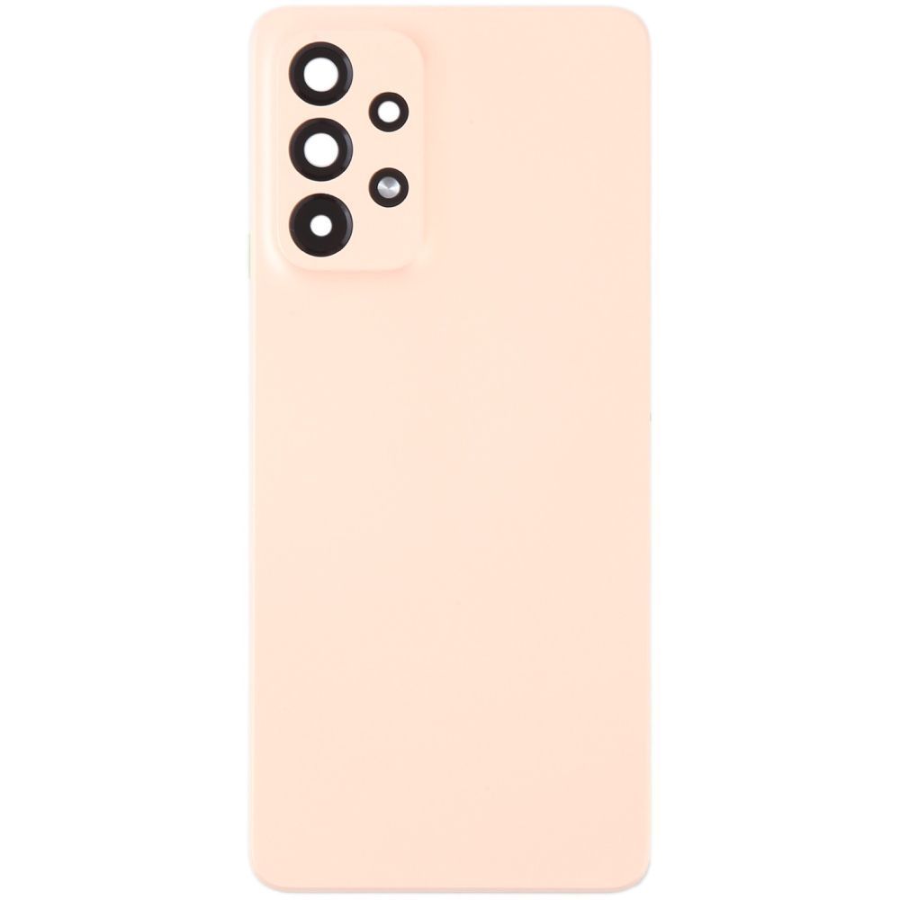Задняя крышка для Samsung A336 Galaxy A33 5G оранжевая, Peach со стеклом камеры 34011 фото