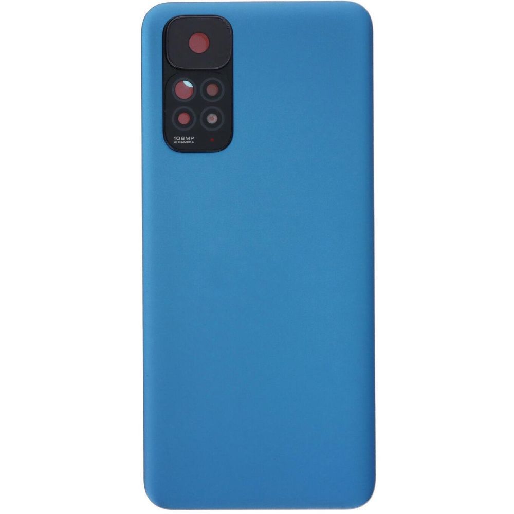 Задняя крышка для Xiaomi Redmi Note 11 4G, Redmi Note 11s синяя Twilight Blue, со стеклом камеры 108MP Оригинал Китай 31950 фото
