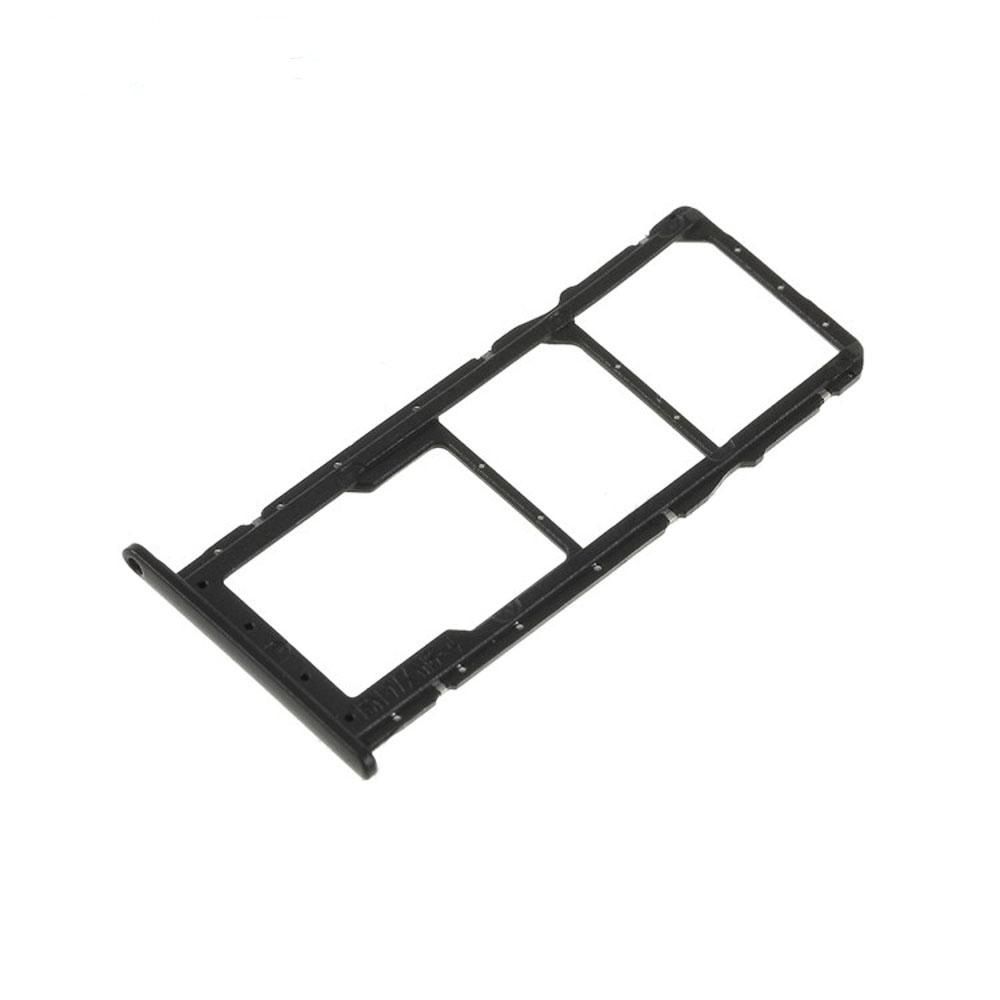 Держатель Sim-карты и карты памяти Huawei Honor 8X JSN-L21, JSN-AL00 черный 12723 фото