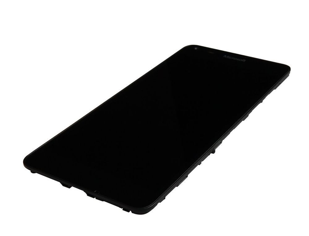Дисплей для Microsoft (Nokia) Lumia 640 RM-1072, RM-1073, RM-1074, RM-1075, RM-1077, RM-1113 с рамкой черный Оригинал Китай 14401 фото