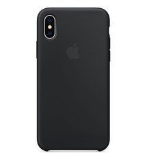 Чехол силиконовый Silicone Case для Apple iPhone XS Max Black 14482 фото