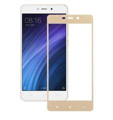 3D Защитное стекло для Xiaomi Redmi 3, Redmi 3S, Redmi 4A золотое 10080 фото