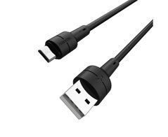 Кабель Borofone BX30 Type-A - Micro 1м 2.4A чорний 25863 фото
