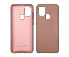 Чехол силиконовый Full Nano Silicone Case для Samsung A217F Galaxy A21s песочно-розовый 26167 фото