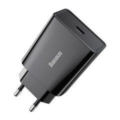 Сетевое зарядное устройство Baseus Speed Mini Quick Charger PD3.0 20W 1Type-C 3A (CCFS-SN01) черный 27794 фото