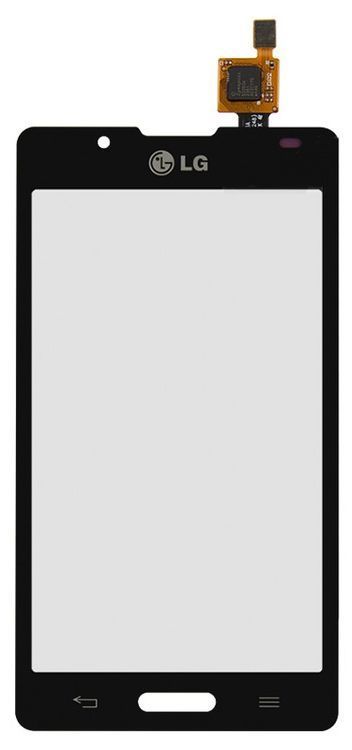 Сенсор (тачскрин) LG P710 Optimus L7 2, P713 Optimus L7 2 черный Оригинал Китай 02107 фото
