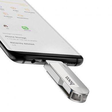 Флеш память Hoco UD10 64GB Wise Type-C, USB3.0 стальной 25914 фото