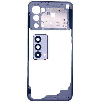 Рамка корпусу Realme GT Master RMX3363, RMX3360 серая, Gray со стеклом камеры 33660 фото
