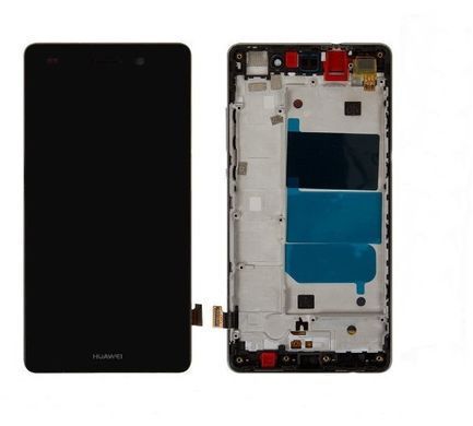 Дисплей для Huawei P8 Lite (ALE-L21) с рамкой черный 07280 фото