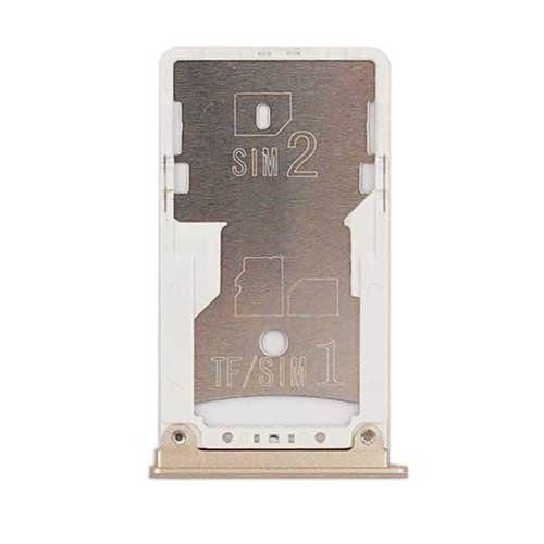 Держатель Sim-карты и карты памяти Xiaomi Mi Max 2 золотистый 09864 фото