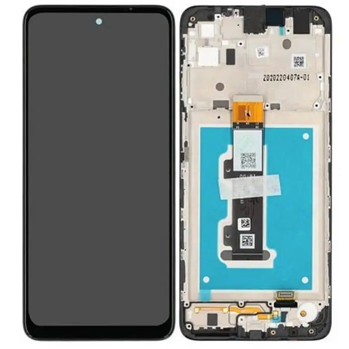 Дисплей для Motorola XT2229 Moto E32s с рамкой черный 31135 фото