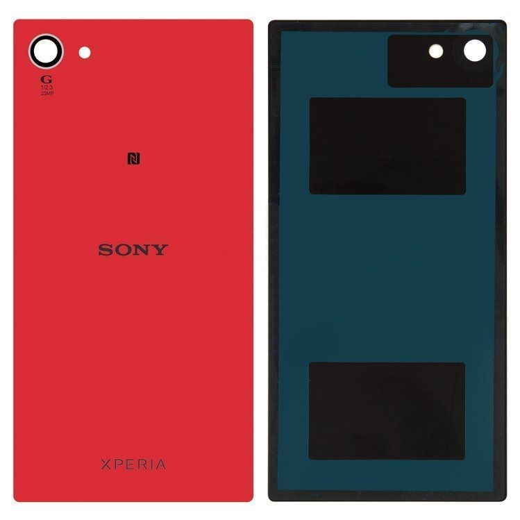 Задняя крышка для Sony E5803, E5823 Xperia Z5 Compact красная Оригинал Китай 08493 фото