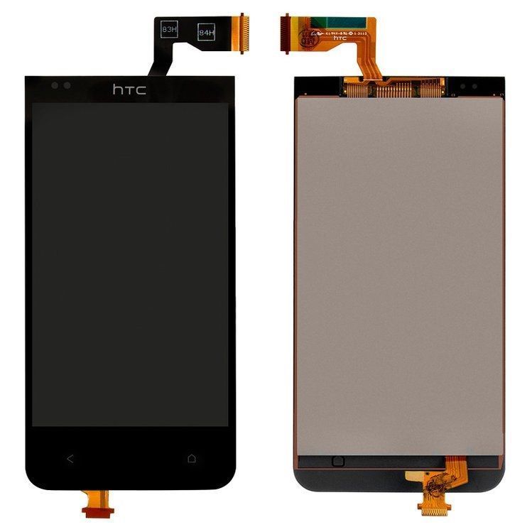 Дисплей HTC Desire 300, 301e черный 00257 фото