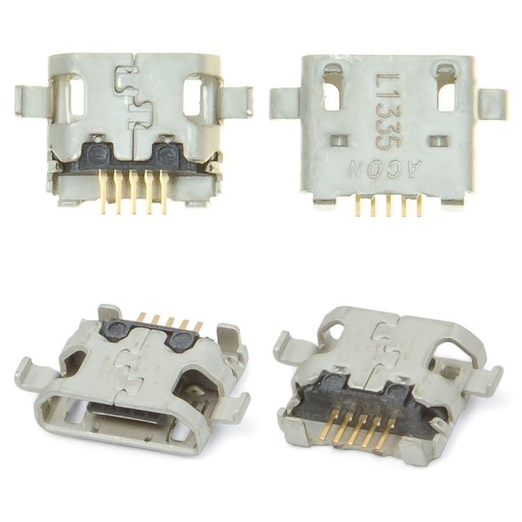 Разьем зарядки (коннектор) HTC Desire 300, Desire 500, Desire 820 5 pin, micro-USB 07025 фото