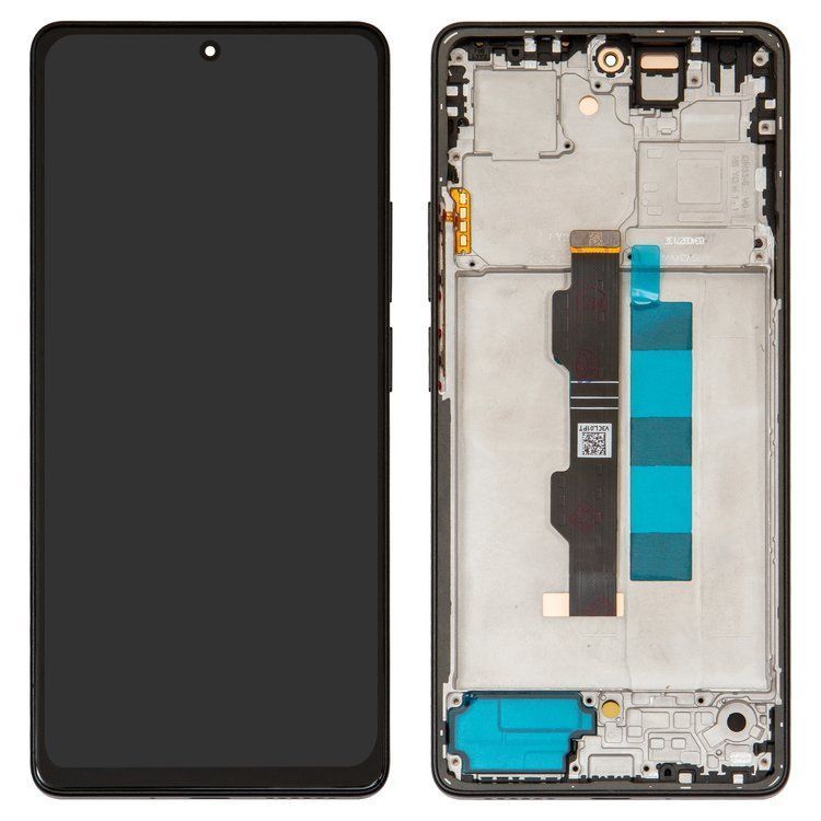 Дисплей для Xiaomi Redmi Note 13 Pro 4G 23117RA68G, 2312FPCA6G, Poco M6 Pro 4G с рамкой черный OLED Хайкопия 32607 фото