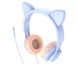 Наушники проводные Hoco W36 Cat ear синие 26824 фото 2