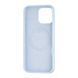 Чохол Silicone Case Full Cover with MagSafe iPhone 16 Pro Max Mist Blue 33006 фото 3