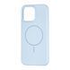 Чохол Silicone Case Full Cover with MagSafe iPhone 16 Pro Max Mist Blue 33006 фото 1