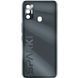 Задняя крышка для Tecno Spark 7 KF6 черная, Magnet Black 30010 фото