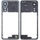 Рамка корпусу для Xiaomi Redmi 13C, Poco C65 блакитна, Glacier White зі склом камери 32350 фото