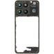 Рамка корпусу Motorola XT2521-3 Moto G15, XT2521-5 Moto G15 Power зелена, Iguana Green со стеклом камеры 33610 фото 2